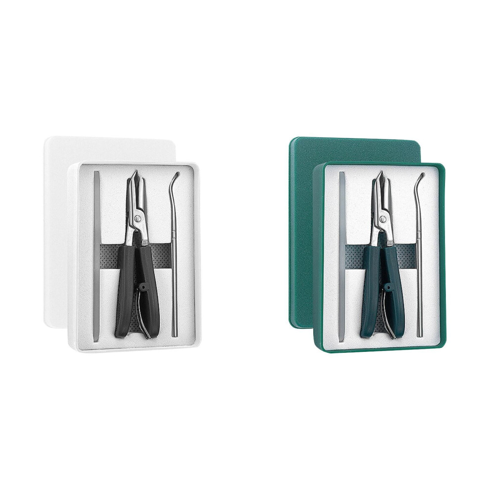 Eagle Beak Nail Clippers Beveled Wide Jaw 2-Pack