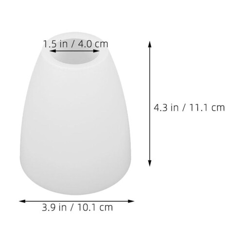 Abat-jour OUNONA blanc, lot de 6 1