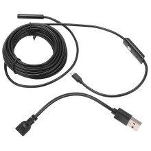 AN97-8 Endoscopio da 8 mm 2 m Nero IP67 impermeabile 6LED