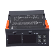 Controllore di temperatura per incubatore ABS 10A 110-230V 28x70mm