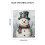 Snowman & Snowflakes Canvas Wall Art Print 3