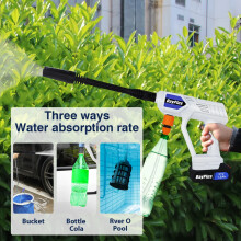 21V Cordless Pressure Washer with 2 Batteries Portable Electric Cleaner High Pressure Car Washer with Foam Pot 5M Water Hose