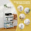 Supporto a 4 ripiani per microonde – Bianco, ferro, 23,5" x 13,5" 4