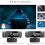 Κάμερα web HD1080P με λειτουργία plug and play, ενσωματωμένο μικρόφωνο με μείωση θορύβου, 4