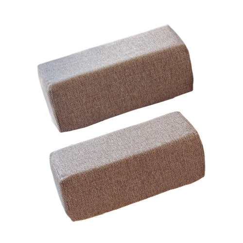 Υποβραχιόνια καρέκλας γραφείου 27x10x10cm μπεζ (2 τεμάχια) 1