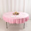 BalsaCircle Pink Round Scuba Tablecloth 70 in 2
