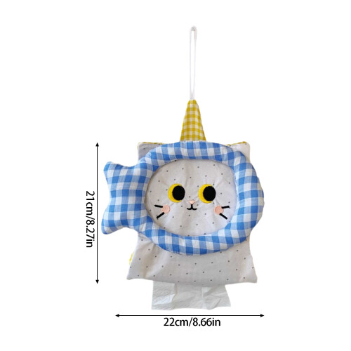 Charm Cats Styles Wall Mount Tissue Container Soft Fabric Home 2