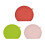 Double Side Cutting Board D Pattern Space Saving Synthetic-Red 2