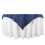 Navy Blue Square Polyester Tablecloth 54 in 2