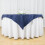 Navy Blue Square Polyester Tablecloth 54 in 3
