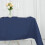 Navy Blue Square Polyester Tablecloth 54 in 4