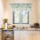 Stylish Green Leaf Pattern Thermal Insulated Curtain-137 45 2
