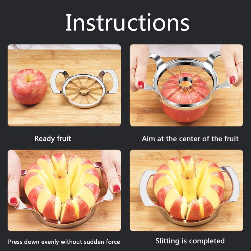 12-Blade Apple Corer and Slicer Stainless Steel 2
