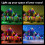 DAYETTER Εξωτερικά φώτα RGB για μαρκίζες 50FT IP67 3