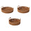Stylish Wicker Pattern Snacks Container With Sturdy Handles-2 2