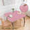 Square Elastic Tablecloth 86x86cm Polyester 4