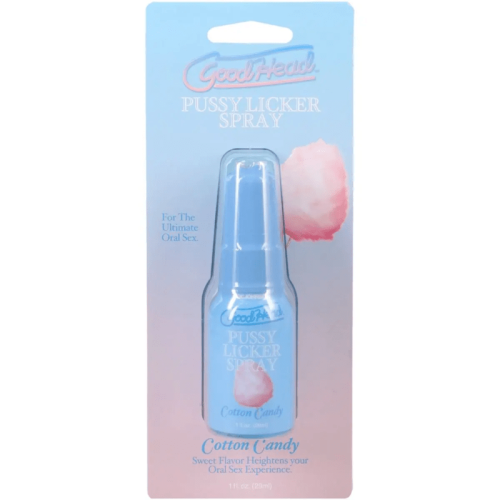 Doc Johnson Good Head Pussy Licker Spray Cotton Candy 1oz