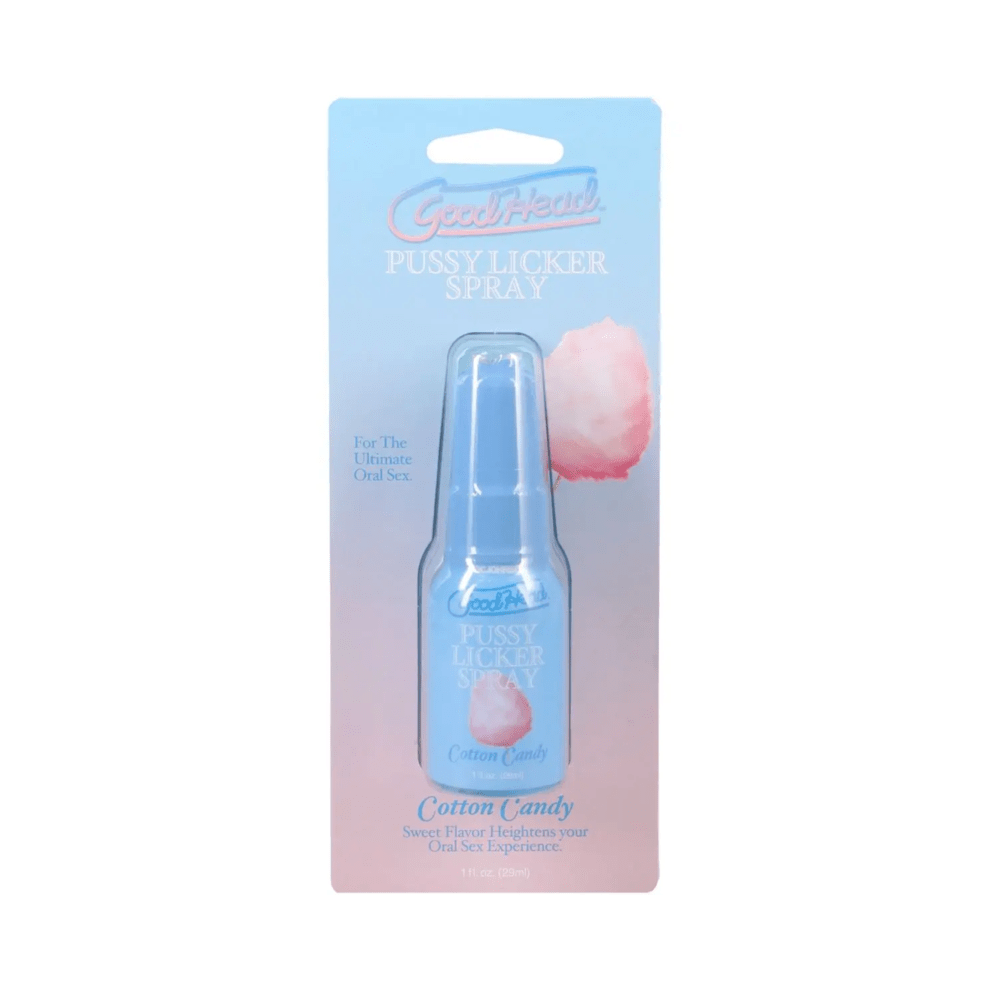 Doc Johnson Good Head Pussy Licker Spray Cotton Candy 1Oz