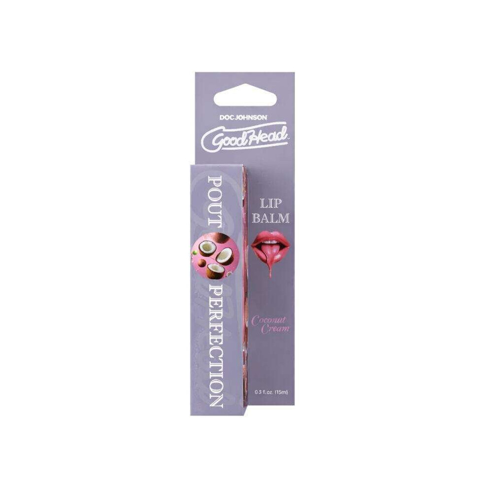 Doc Johnson Good Head Pout Perfection Lip Balm Coconut 15Ml Cream