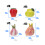 Beautiful Fruit Themed Ceramics Vases With Double-pitaya 4