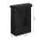 Panier à linge fin avec couvercle 45L étanche noir 3