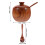 Salt bowl with lid and spoon 1 set brown 2