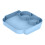 Portable Durable Plastic Tray For Waterfront Meals And-Green 5