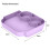 Portable Durable Plastic Tray For Waterfront Meals And-Green 7