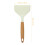 White Silicone Pancake Spatula with Wooden Handle 5
