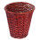 Lixeira decorativa Worgeous em rattan, 28 x 28 x 18 cm (11 x 11 x 7,07 polegadas). 4