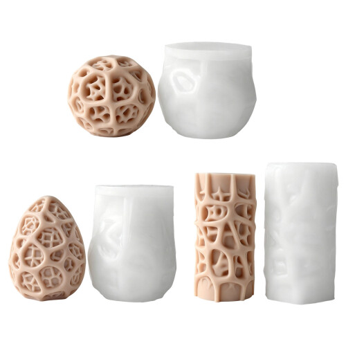 Hollow Out Silicone Candle Molds Multipurpose Geometric-5633 1