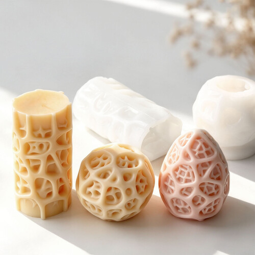 Hollow Out Silicone Candle Molds Multipurpose Geometric-5633 2