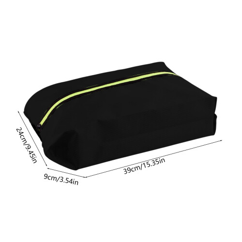 Shoe Bag with Zipper 5 Pack Washable Reusable Sturdy 2