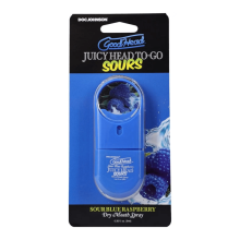 Good Head Juicy Head Dry Mouth Spray To-Go Sour Blue Raspberry 0.3oz