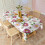 Floral Polyester Rectangle Tablecloth 60x102 in 3