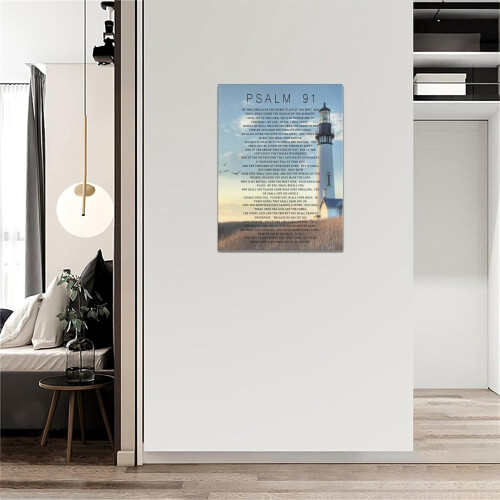 Psalm 91 Canvas Wall Art Print 1