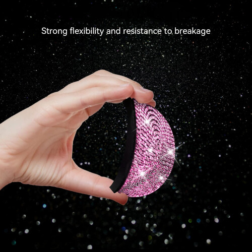 4 Pack Pink Silicone Car Cup Coasters 2.75in 1