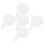 Βαθιά μπολ ανάμειξης 5 τεμαχίων με λαβές, ABS, 15cm 4