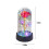 Rote LED-Rose in Glaskuppel mit bunten Lichtern 3
