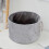 Foldable Laundry Basket with Handles – Grey, 33x33x20.5cm 3