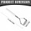 Stainless Steel Potato Masher with Plastic Handle – 1 Pack 3