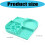 Interaction Pet Food Puzzle, langsame Fütterungsmatte für-Lila 4