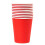 Bunte, dicke Pappbecher, rot, 10er-Packung 2