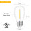 S14 Edison LED Bulbs E26 Base 2700K Warm White 24-Pack 2