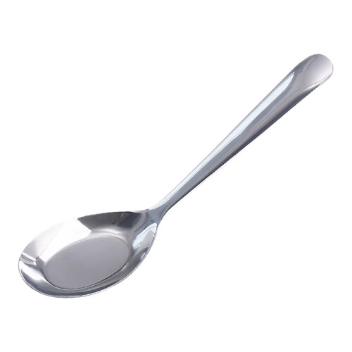 Cuchara sopera de acero inoxidable con mango largo (1 unidad) 1