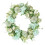 Artificial Peony Flower Wreath 40cm Silk 3