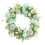 Artificial Peony Flower Wreath 40cm Silk 4