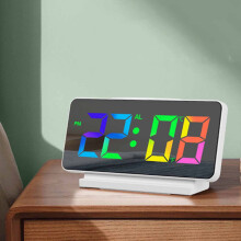 Réveil numérique pour adultes avec grand écran LED