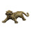 Messing tijger bureaubeeldje 7,7 cm 1