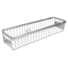 Soporte para utensilios de acero inoxidable, 29 x 8,5 x 5,5 cm.